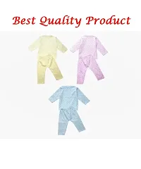 Baby Boys and Girls Casual 3 T-Shirt + 3 Pyjama (Multicolor Pack of 3)-thumb2