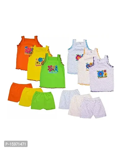 Baby Girls Casual Top  Shorts  pack of 6