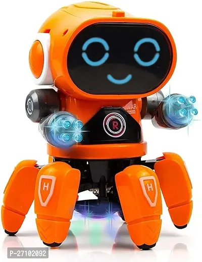 Designer Bot Robot Octopus Shape Electric Robot Colorful Music Flashing Lights All Direction Movement Dancing Robot Toys for Boys and Girls