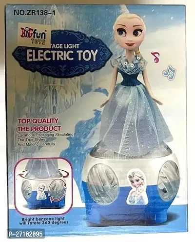 Designer Doll Frozen Electric Dancing with LED Lights Flashing and Music Smart Interactive Electronic Singing Toy