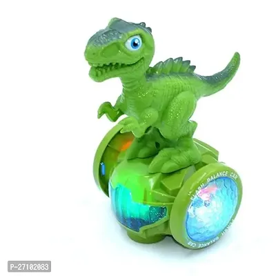 Designer Battery Operated Dinosaur Skates Hoverboard Vehicle Toy with 5D Light, Music, 360 Rotation and Bump and go Action for Kids Boys Girls