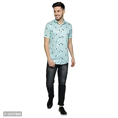 JEEVAAN - THE PERFECT FASHION Lycra Slim Fit Half Sleeve Casual Shirt