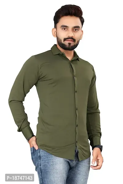 JEEVAAN - THE PERFECT FASHION Lycra Men's Regular Fit Formal Shirt-thumb4