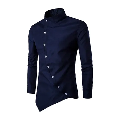 JEEVAAN - THE PERFECT FASHION Men's Regular v -Cut Shirt