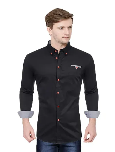 JEEVAAN - THE PERFECT FASHION Men's Slim Fit Full Sleeve Casual Shirt