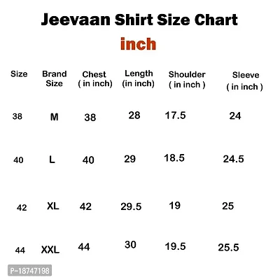 JEEVAAN - THE PERFECT FASHION Men's Regular Fit Cross Style Casual Shirt-thumb4