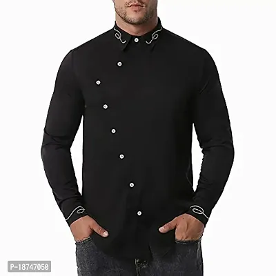 JEEVAAN - THE PERFECT FASHION Men's Regular Fit Cross Style Casual Shirt
