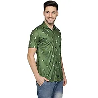 JEEVAAN - THE PERFECT FASHION Lycra Slim Fit Half Sleeve Casual Shirt-thumb3