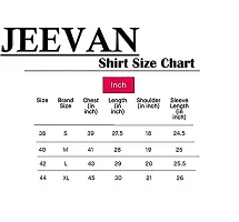 Jeevaan Men's Slim Fit Formal Shirt (plain-steelblue_Sky Blue_XX-Large)-thumb1