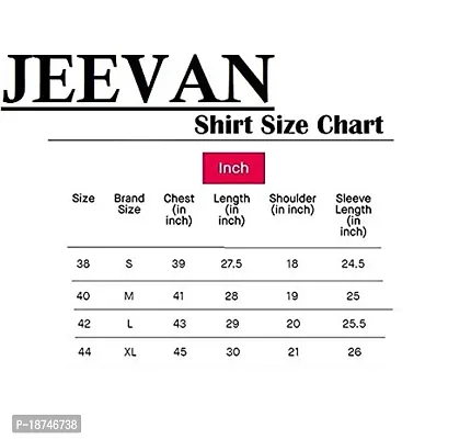 Jeevaan Men's Slim Fit Formal Shirt (plain-steelblue_Sky Blue_XX-Large)-thumb2