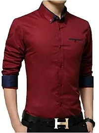 JEEVAAN - THE PERFECT FASHION Men's Regular Fit Casual Shirt-thumb3