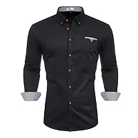 JEEVAAN - THE PERFECT FASHION Men's Slim Fit Full Sleeve Casual Shirt-thumb2