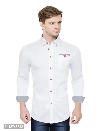 JEEVAAN - THE PERFECT FASHION Men's Slim Fit Full Sleeve Casual Shirt