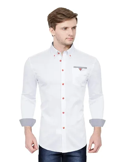 JEEVAAN - THE PERFECT FASHION Men's Slim Fit Full Sleeve Casual Shirt