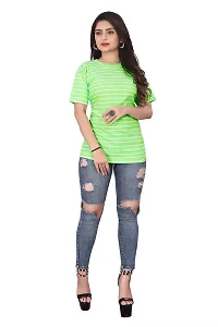 JEEVAAN-Women's Imported Lycra Colour T-Shirt-thumb4