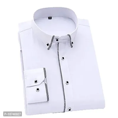 JEEVAAN - THE PERFECT FASHION Men's Slim Fit Full Sleeve Casual Shirt-thumb2