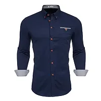JEEVAAN - THE PERFECT FASHION Men's Slim Fit Full Sleeve Casual Shirt-thumb2