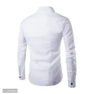 JEEVAAN - THE PERFECT FASHION Men's Cotton Regular v -Cut Shirt-thumb2