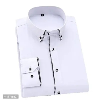 JEEVAAN - THE PERFECT FASHION Men's Slim Fit Full Sleeve Casual Shirt-thumb0