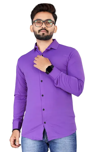 New Launched lycra casual shirts Formal Shirt 