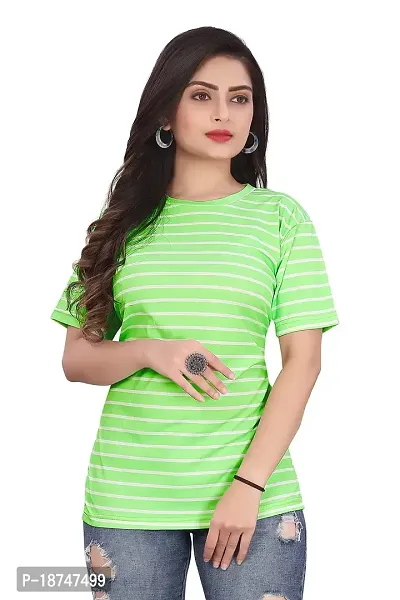 JEEVAAN-Women's Imported Lycra Colour T-Shirt