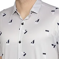 JEEVAAN - THE PERFECT FASHION Lycra Slim Fit Half Sleeve Casual Shirt-thumb1