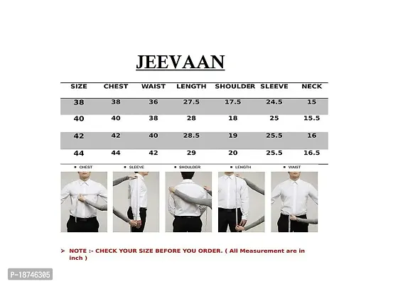 JEEVAAN - THE PERFECT FASHION Men's Regular Fit Casual Shirt-thumb3