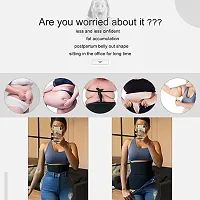 Black Elastic Weight Loss Belly Belt-thumb1