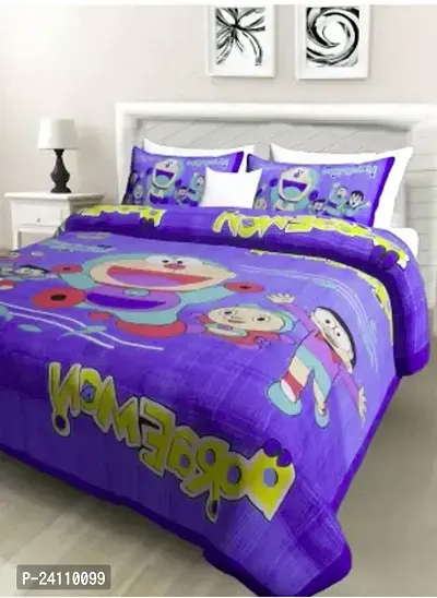 Fancy Cotton Printed Bedsheet With 2 Pillow Covers