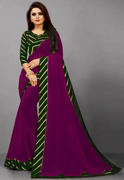 Alluring Silk Blend Sarees With Blouse Piece