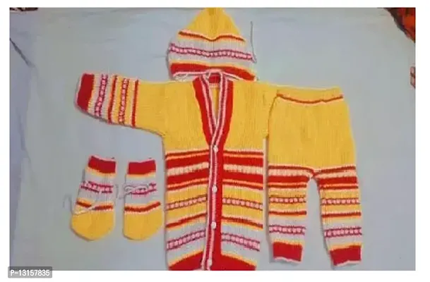 Woolen Winter Wear Dress For Kids-thumb0