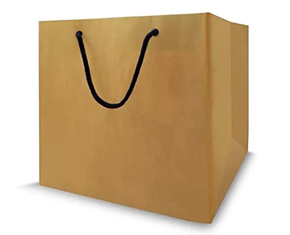 PRB presents plain, Shopping, Party, Kraft Paper Bags, size 16*12*12 inches pack of 25 pcs