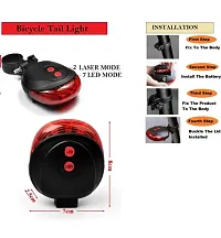 5 Mode Laser LED Rear Light (Red)-thumb2