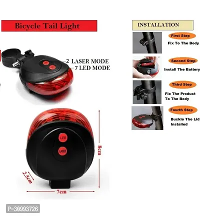 5 Mode Laser LED Rear Light (Red)-thumb3