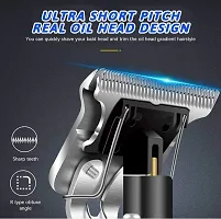 Trimmer Men Beard Trimmer, Professional Hair Clipper, Adjustable Blade Clipper, Hair Trimmer and Shaver For Men, Close Cut Precise Hair Machine, Body Trimmer Men(Metal Body),Gold-thumb3