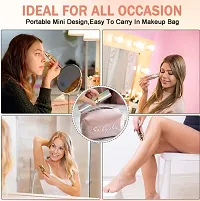 Rechargable 2 in 1 Skincare Hair Remover Epilator  Eyebrow Trimmer Machine for Women Face, Upper Lip, Chin, Eyebrow Flawless/Blawless Trimmer With USB Charge (Color = Rainbow)-thumb1