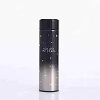 Bottle Temperature Display Indicator Insulated Stainless Steel Smart Water Bottle,Double Wall Vacuum Intelligent Cup,Perfect for Hot and Cold Drinks,500ml (Black)-thumb2