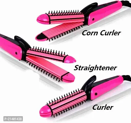 Modern Hair Styling Straighteners cum Hair Curler-thumb0