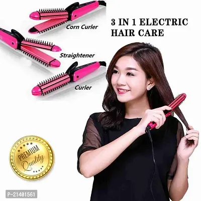 Modern Hair Styling Straighteners cum Hair Curler-thumb0