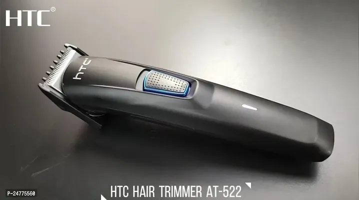 Htc AT-522 Rechargeable Beard And Hair Trimmer For Men H9 Fully Waterproof Trimmer 45 min Runtime 1 Length Settings  (Black)-thumb2