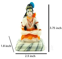 Small Size Decor Home car Gift murti Sculpture Statue Idol Poly Resin Plastic Home Office Diwali Puja Religious God Multicolor Pack of 1-thumb3