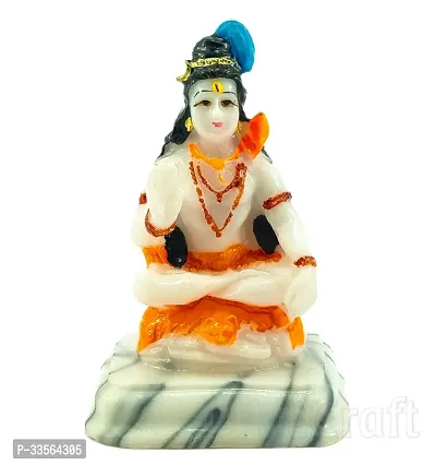 Small Size Decor Home car Gift murti Sculpture Statue Idol Poly Resin Plastic Home Office Diwali Puja Religious God Multicolor Pack of 1-thumb0