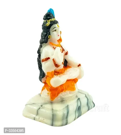 Small Size Decor Home car Gift murti Sculpture Statue Idol Poly Resin Plastic Home Office Diwali Puja Religious God Multicolor Pack of 1-thumb3