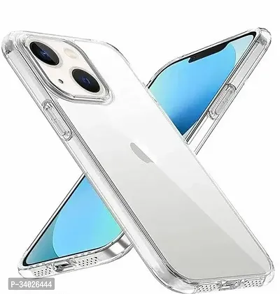 Stylish Transparent Shockproof Protective Phone Soft Silicone Slim Cover for iPhone 13 Mini-thumb0