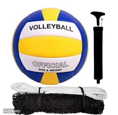 SportsLink Volley Balls With Pump and Net