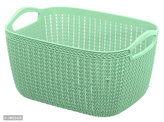 AEXONIZ TOYS Multipurpose Plastic Kitchen Basket,Fruits  Vegetable Basket for Kitchen(Multicolor,Pack Of 1)-thumb5