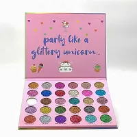 HUDA GIRL BEAUTY Professional Happy Unicorn Glittery Party 30 Eye Glitter Shades Eyeshadow Palette-thumb1