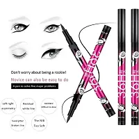 HUDACRUSH BEAUTY Flexi-tip Applicator, Quick-drying Waterproof  Smudge-Proof Formula, 36 Hours Long-Lasting Eyeliner Pen (12Piece)-thumb3