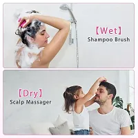 Scalp Manual Massager Shampoo Brush for Hair Washing, Silicone Head Body Massager Brush, Shampoo Scalp Shower Hair Brush Hair Washing Massager Brush-thumb4