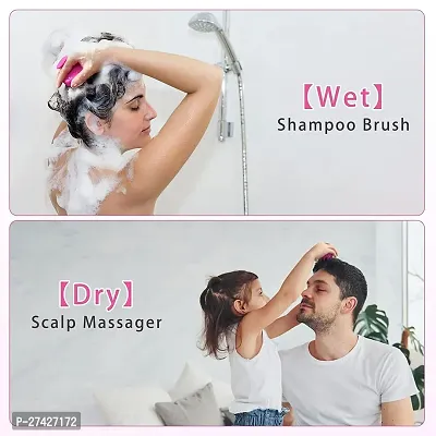 Scalp Manual Massager Shampoo Brush for Hair Washing, Silicone Head Body Massager Brush, Shampoo Scalp Shower Hair Brush Hair Washing Massager Brush-thumb5